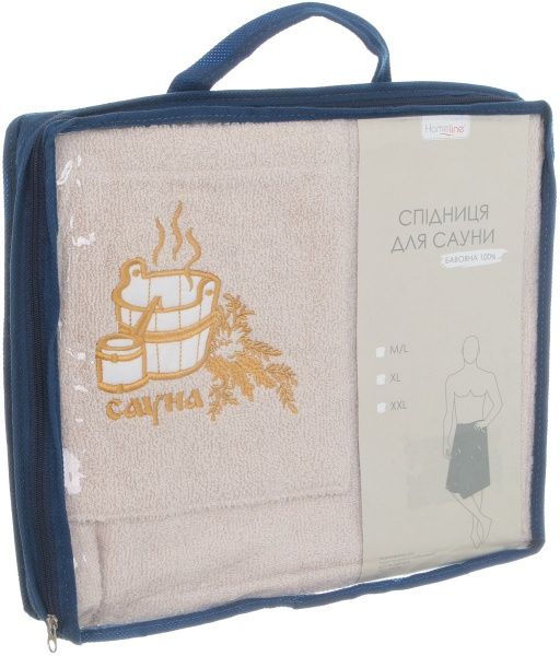 Юбка для сауны р. XXL бежевый 