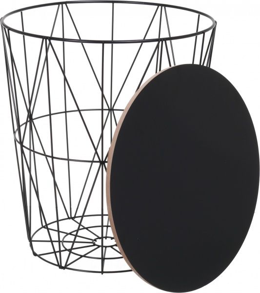 Стіл-кошик Сканді 35х35х39 см чорний DY28486-I2 