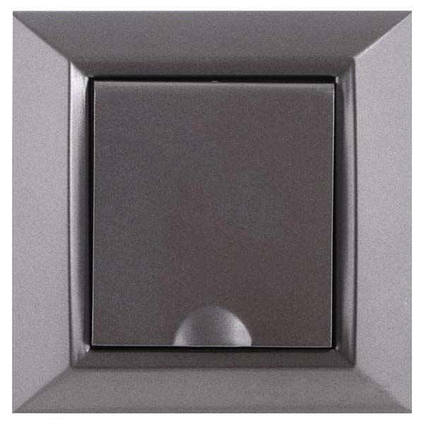 Розетка UP! (Underprice) Vesta з кришкою графіт