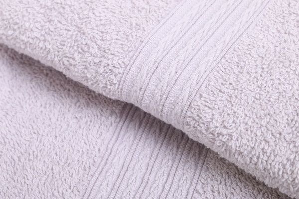 Набор полотенец 2 шт. бежево-белый UP! (Underprice) 