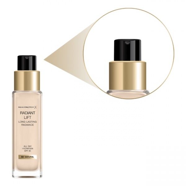 Тональна основа Max Factor RADIANT LIFT ефект сяйва № 50 NATURAL 30 мл