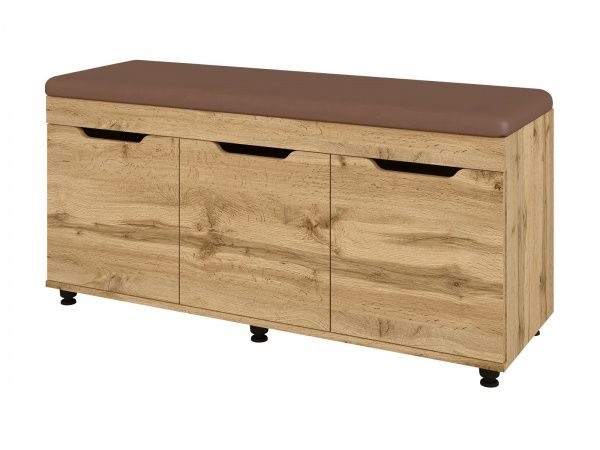 Тумба для взуття Пєхотін Б-6 коричневий 400x1200x500 мм 