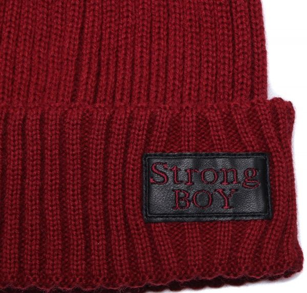 Шапочка детская унисекс Pompona р.52-54 бордовый 20 Z P 109 