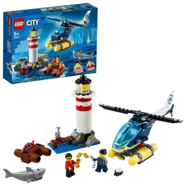 Конструктор LEGO City Елітний поліцейський загін: арешт на маяку 60274