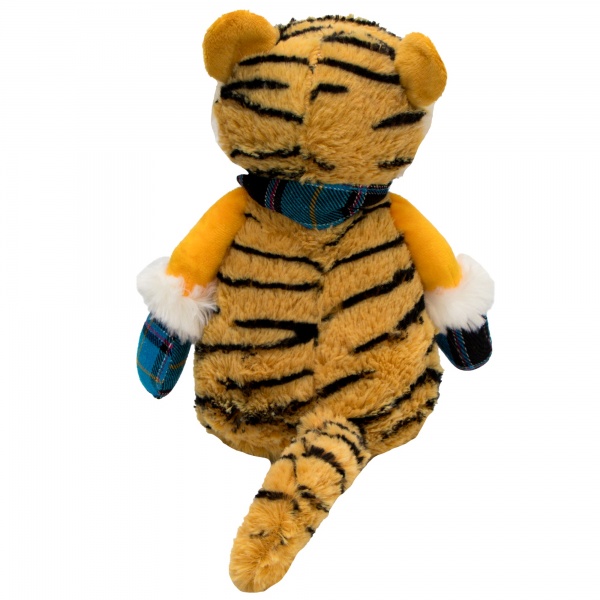 Мягкая игрушка Девилон Тигрёнок с голубым шарфиком 22 см 395391