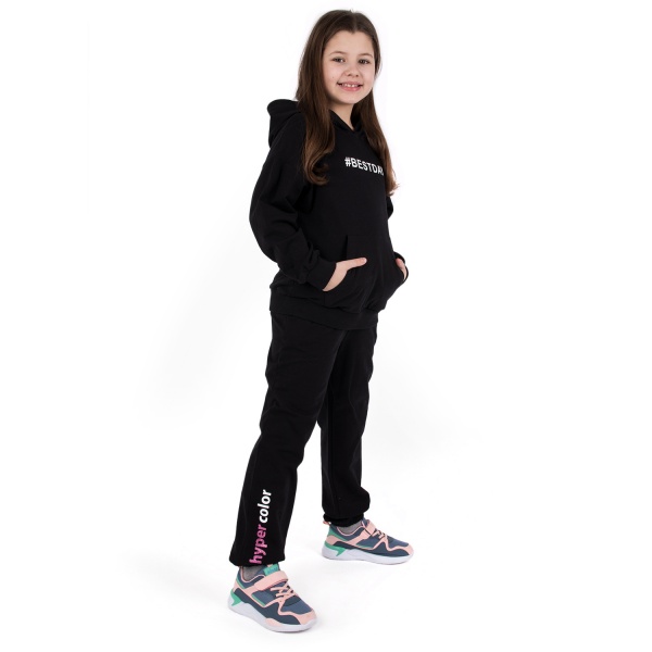 Толстовка для девочки Funtime best day р.134 черный 