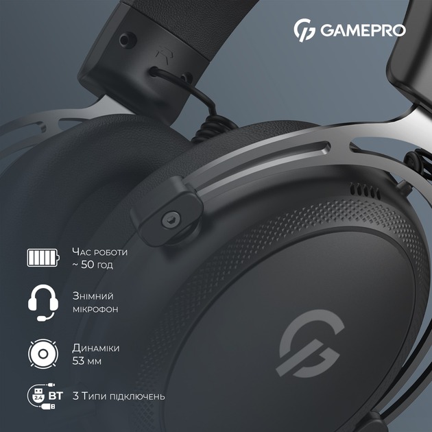 Навушники GamePro Asgard Skald 4-Mode black (HSW160B)