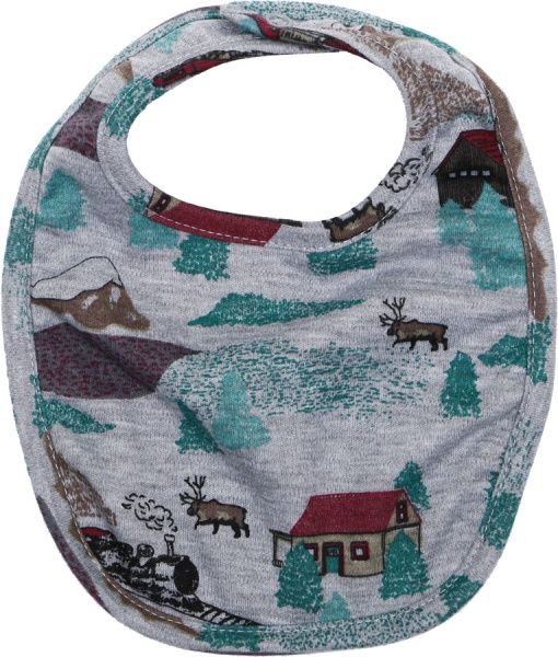 Слинявчик Фламінго нагрудний Ялинки різнокольоровий 668-222-18 