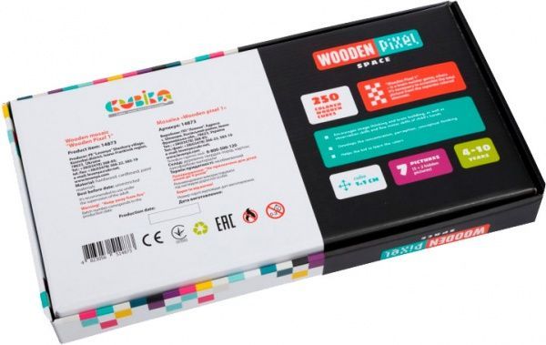 Мозаїка Cubika «Wooden pixel 1»