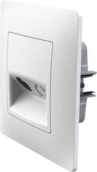 Розетка TV кінцева Plank Electrotechnic Classic/Nordic білий PLK0811031