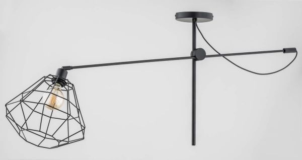 Люстра подвесная ALFA Pomero 60727 1x60 Вт E27 черный 