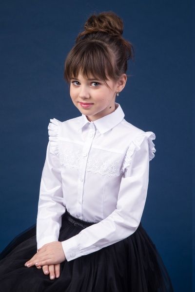 Блуза Zironka 26-9043-1 р.122 белый 