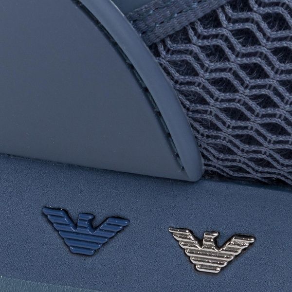 Кросівки EA7 Tessuto sneaker X8X027-XK050-M510 р.US 10,5 синій