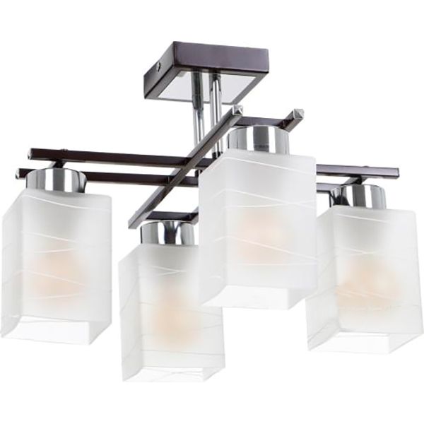 Люстра стельова Accento lighting Antibes ALPL-PL13921-4 4x40 Вт E27 венге 