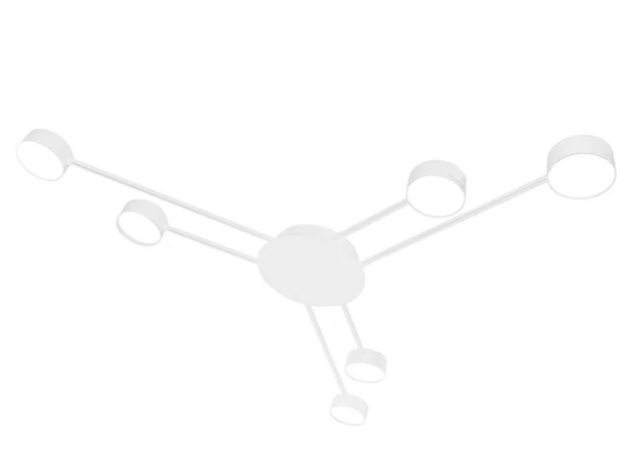 Люстра стельова Светкомплект G LINE 6 6xGX53 білий