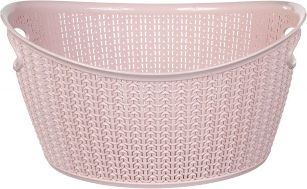 Корзина Ucsan Plastik рожева пудра 185x350x290 мм
