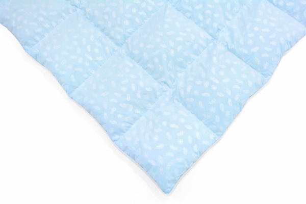 Одеяло пуховое №1855 Bio-Blue 90% пух (зима +) 110x140 см MirSon голубой