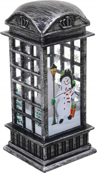 Фонарь декоративный телефонная будка XFD-3132 светодиодная (LED) 11 см 