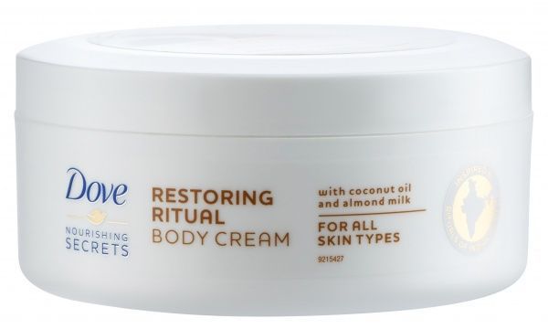 Крем Dove з кокосовою олією і мигдальним молочком 225 мл