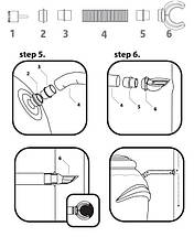 Соединительный комплект Prosperplast 6 деталей ICANS6