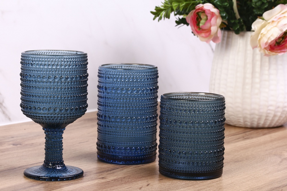 Стакан высокий Fiora Bubble Blue 440 мл 1 шт.