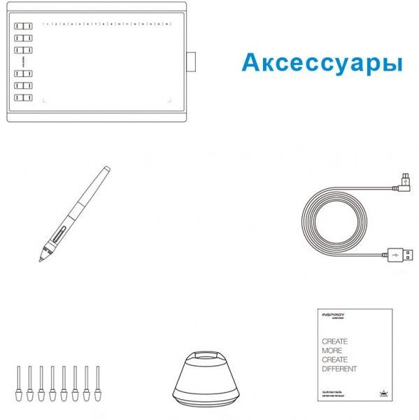 Планшет графічний Huion H1060P 