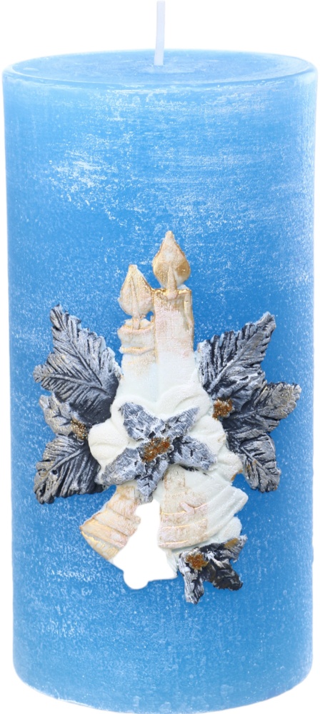 Свічка декоративна Циліндр Різдвяна композиція в асортименті Pako-If