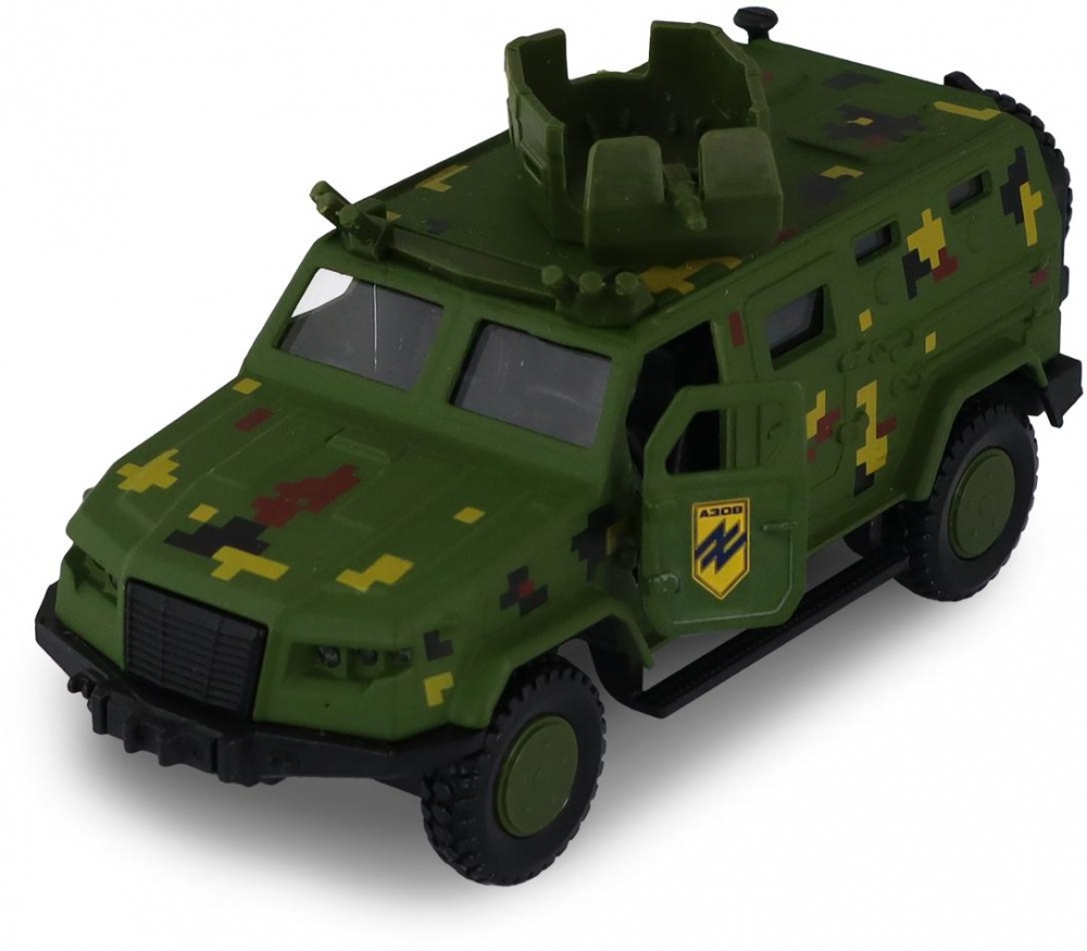 Автомодель TechnoDrive Шеврони Героїв Козак 2М1 АЗОВ KS450-2