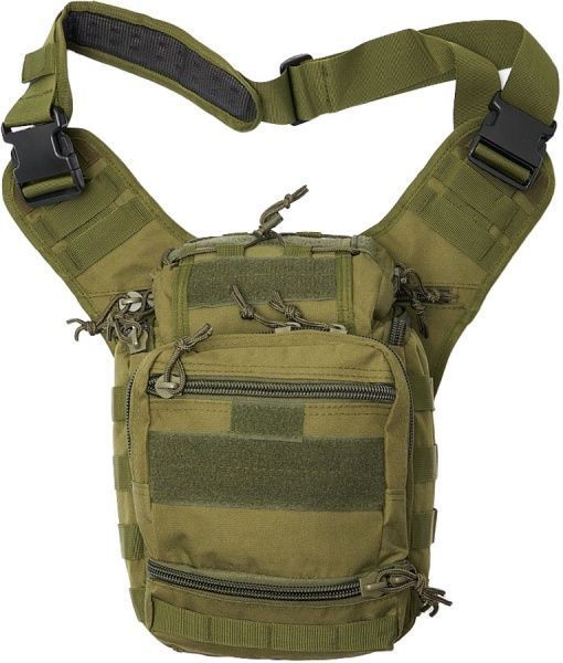 Сумка ESDY olive 15 л тактична з кобурою