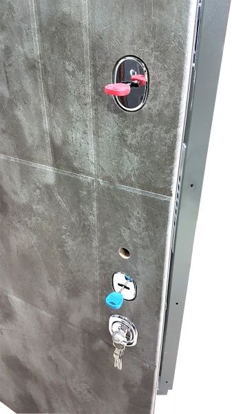 Двері вхідні Булат Максимум 166 сланець темний 2050x950мм праві