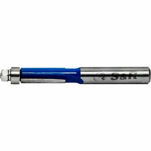 Фреза кромкова з підшипником циліндрична S&R 8 мм