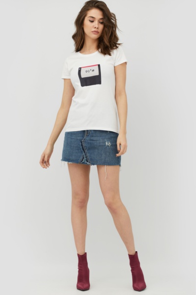 Футболка YAPPI WW1061 р.S білий