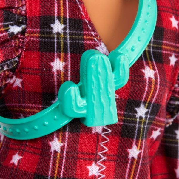 Лялька Barbie Модниця у клітчастій сукні GRB49