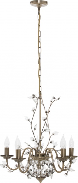 Люстра підвісна Arte Lamp MARQUETTE 5xE14 антична бронза A2092LM-5AB 