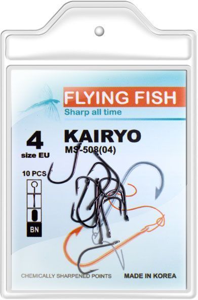 Крючок Flying Fish №4 20 г 10 шт. MS-508(04)