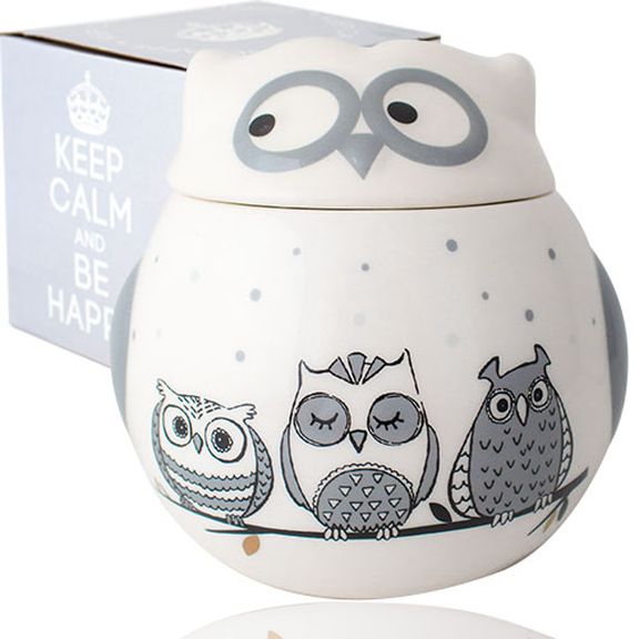 Сахарница 660 мл Совушки 6040-18 S&T