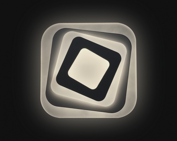 Світильник світлодіодний Светкомплект ACRYLIC 03 WL 24 Вт чорний 2800-6000 К 