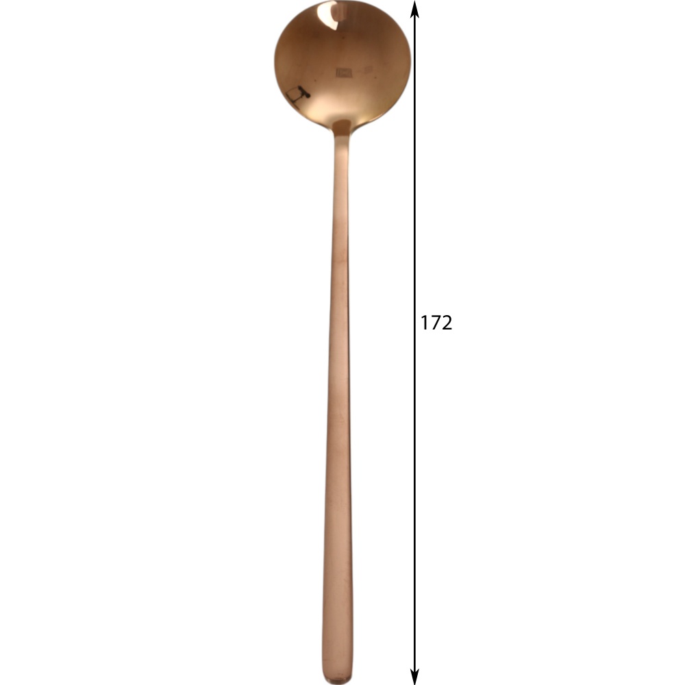 Набір чайних ложок Fiora Salerno Rose Gold 17,2х3 см нержавіюча сталь 4 шт.