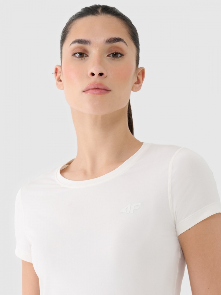 Футболка 4F TSHIRT FNK F1235 4FRSS25TFTSF1235-11S р.XS білий