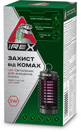 Світильник для знищення комах IREX LED 3 Вт