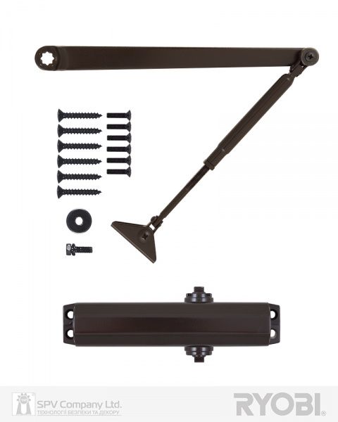Доводчик дверной RYOBI D-1504 коричневый 80 кг