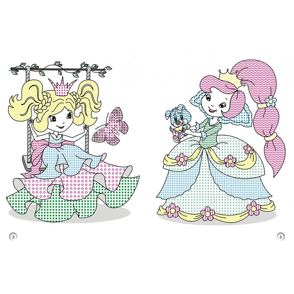 Раскраска «Сказочные принцессы» 978-617-09-7279-8