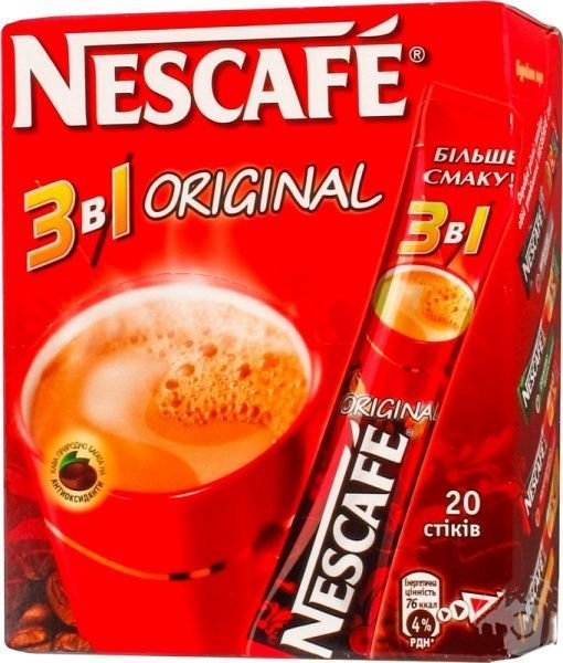 Кавовий напій Nescafe 3 в 1 Original 16 г 4823000918085 