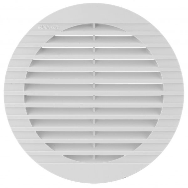Гратка для вентиляції MiniMax 150 x 120 (2202АР) пластик білий 