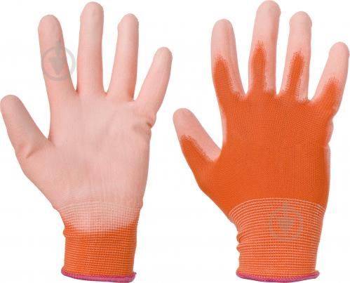 Рукавиці Reis RnyPu Orange з покриттям поліуретан XL (10)