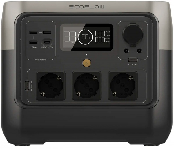 Зарядная станция EcoFlow RIVER 2 PRO (768 Вт·год) — фото 1
