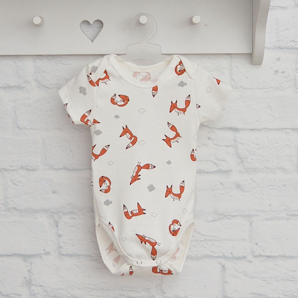 Боди детское унисекс Blanka Лисичка р.92 бежевый 110134 