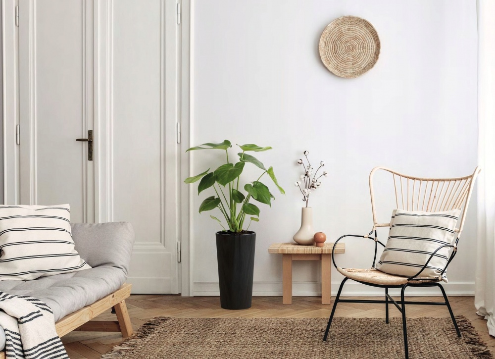 Вазон пластик LILIA jumper круглий графітовий 12,5 л Ламела (9508655)