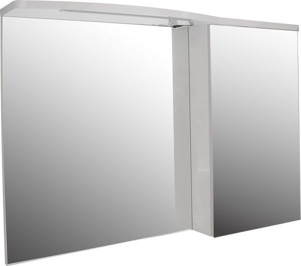 Зеркало со шкафчиком Сансервіс Славута с LED-подсветкой левое 