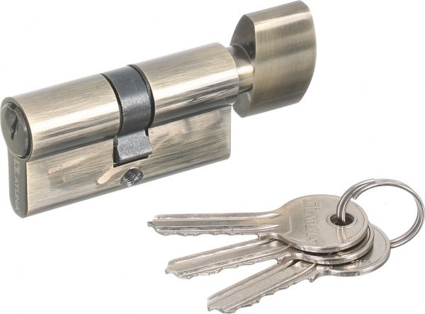 Замок врезной с ручками Blazer MACC PZWC 62 мм матовая бронза